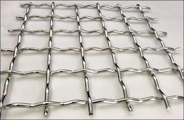 316 Stainless Steel Wire Mesh Crimped Style Weave mesh