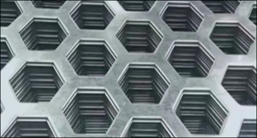 Stainless Steel Perforated Metal Mesh with Hexagonal Holes