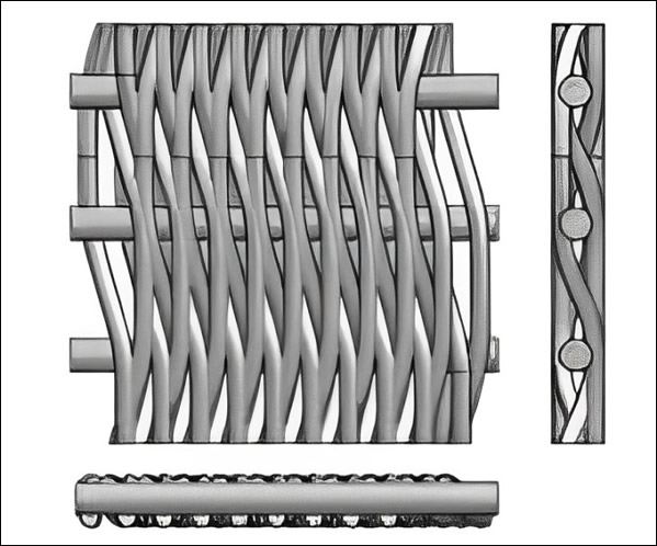 Reverse Twill Dutch weaving pattern