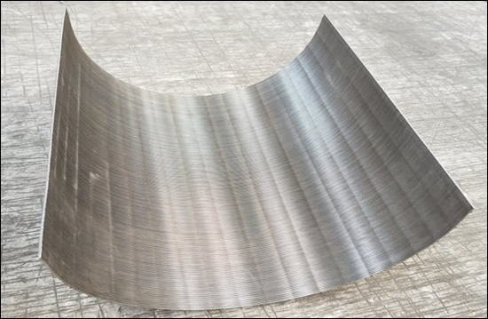 Arc Curved Wedge Wire Screen Panels used for Conveyor Screening